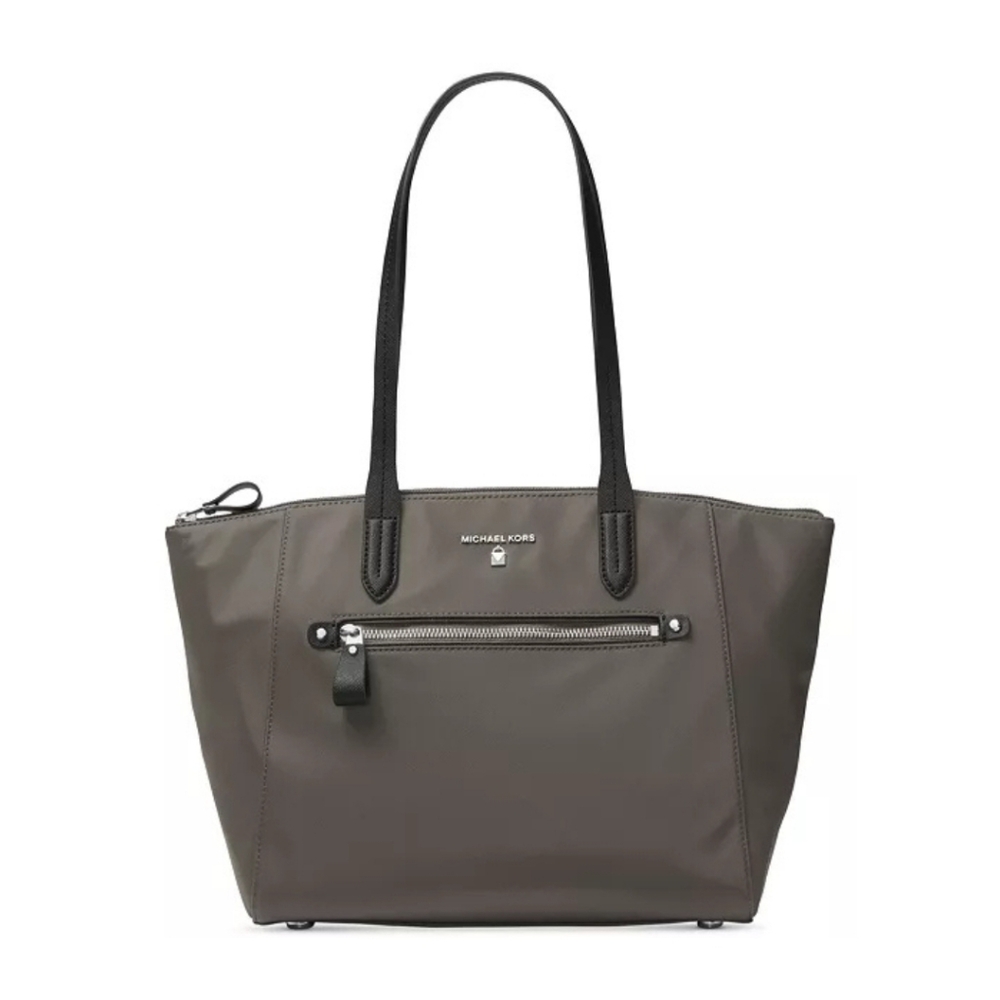 Michael Kors NWT Nylon Kelsey Charcoal Tote Bag